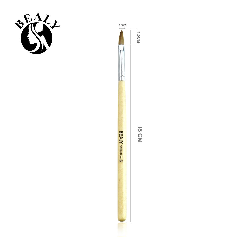 CỌ ĐẮP BỘT LÔNG CHỒN CÁN GỖ BEALY SỐ 6