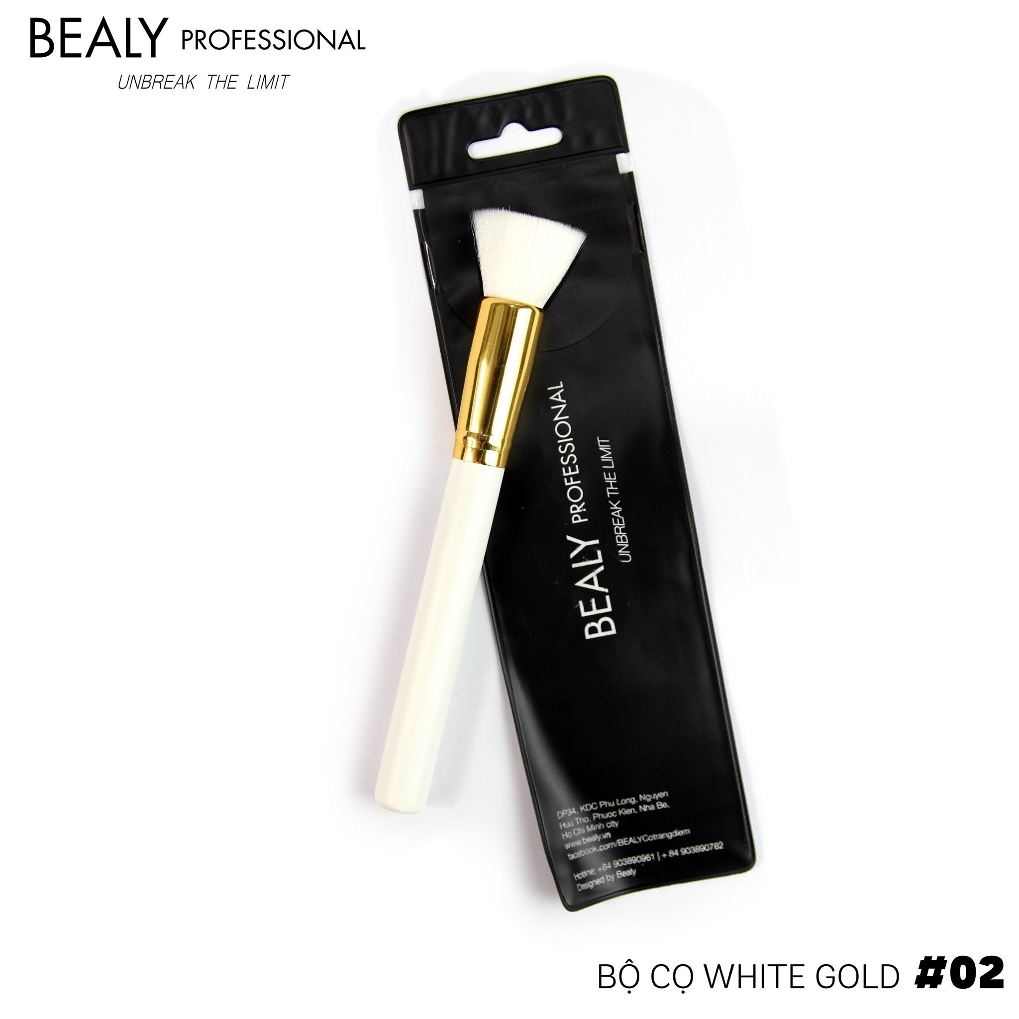 CỌ PHỦ PHẤN WHITE GOLD N0.02