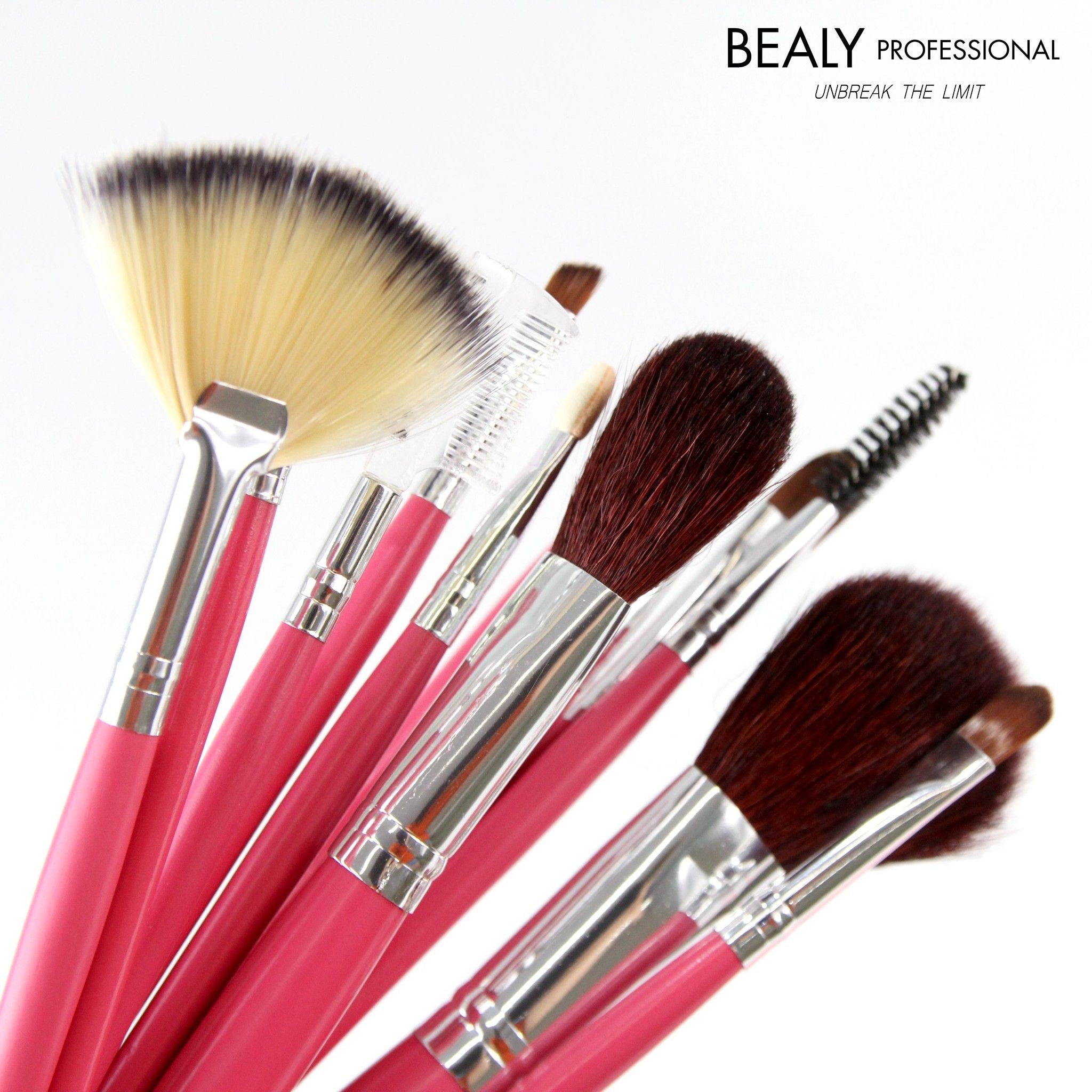 BỘ CỌ TRANG ĐIỂM BEALY 12 MÓN HỒNG PHẤN