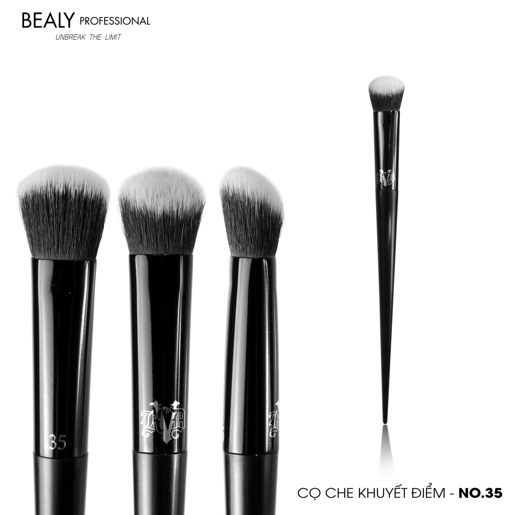 BỘ CỌ TRANG ĐIỂM CÁ NHÂN 8 MÓN FULL BLACK
