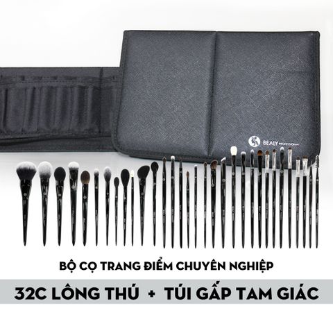  BỘ CỌ TRANG ĐIỂM XẾP LỚP LÔNG THÚ BEALY 32C (Mới) 