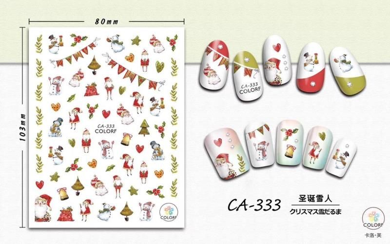 STICKER DÁN MÓNG BABY GIRL TÚI HỒNG CARO VUÔNG CA333
