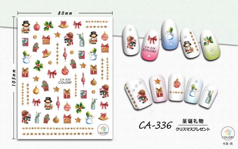 STICKER DÁN MÓNG BABY GIRL TÚI HỒNG CARO VUÔNG CA336