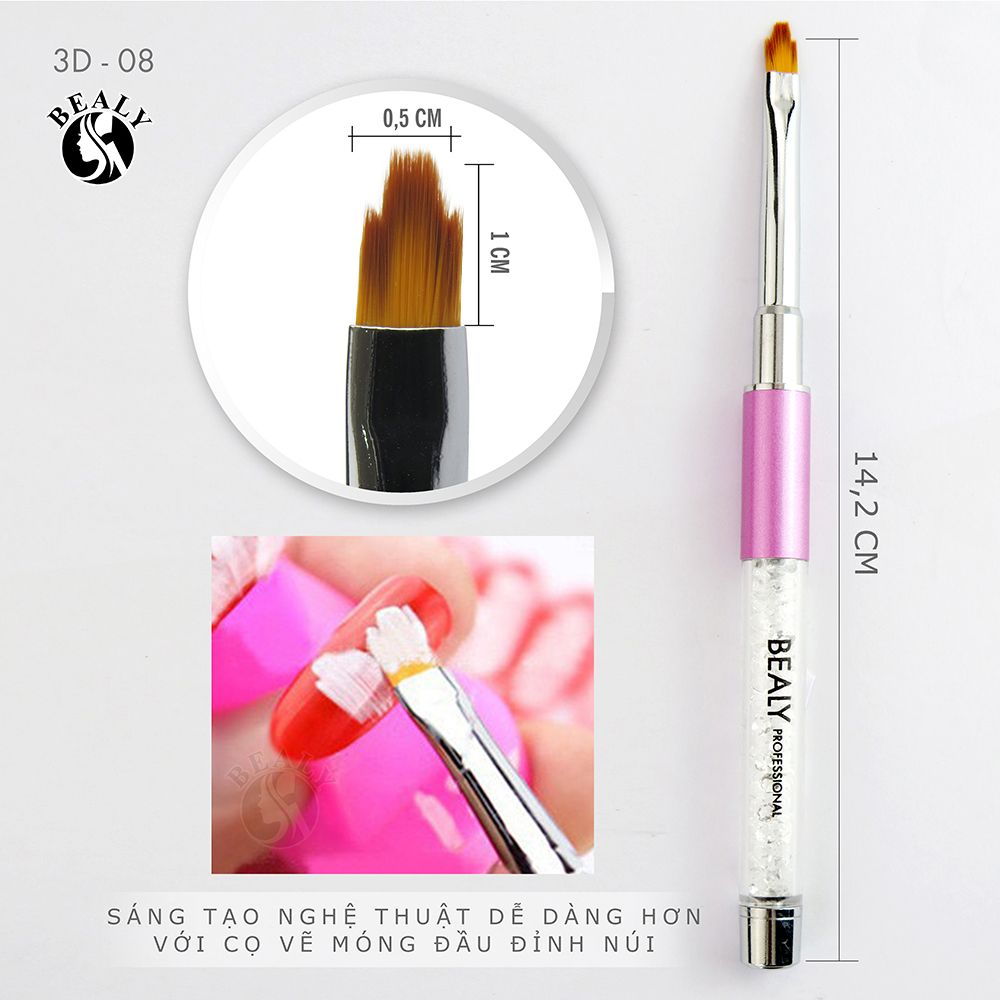 BỘ CỌ VẼ MÓNG 8 MÓN CÁN KIM CƯƠNG BEALY