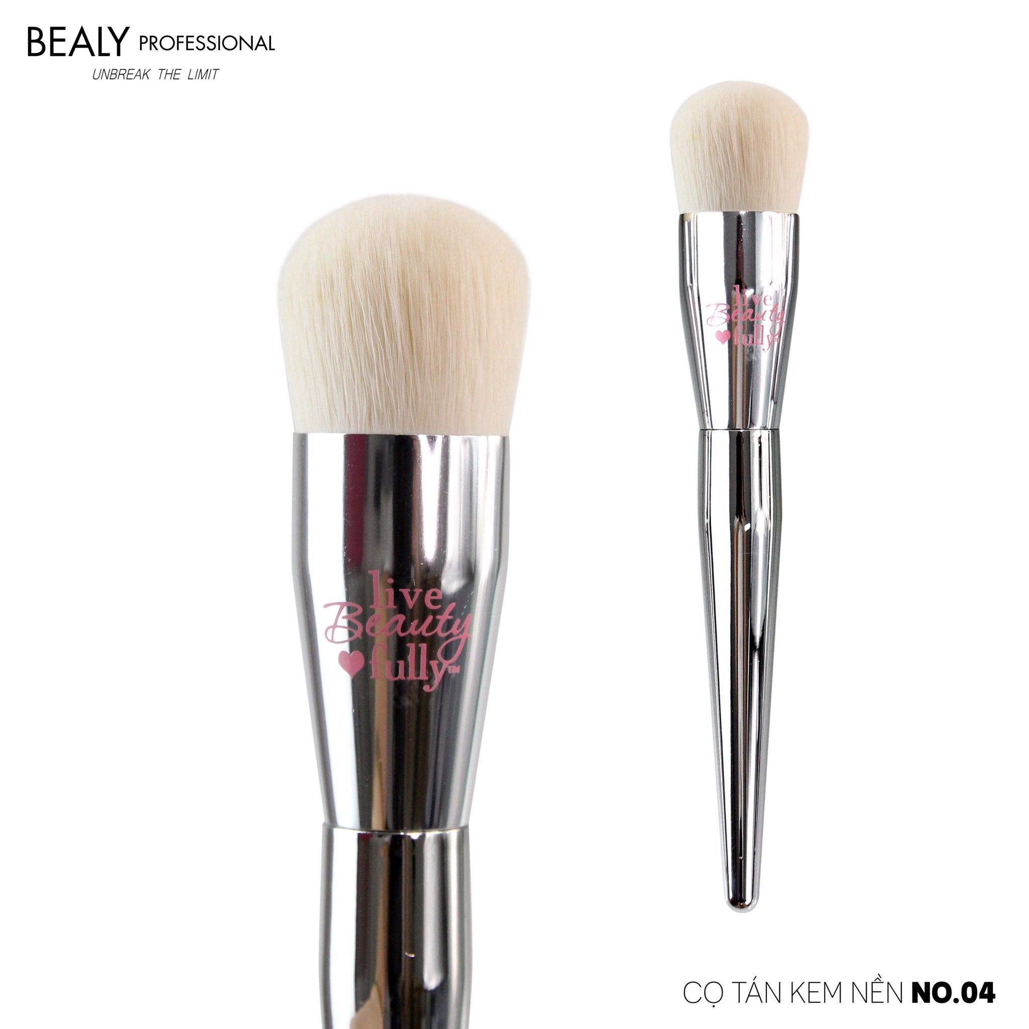 CỌ TÁN KEM NỀN LIVE BEAUTIFULLY NO.04