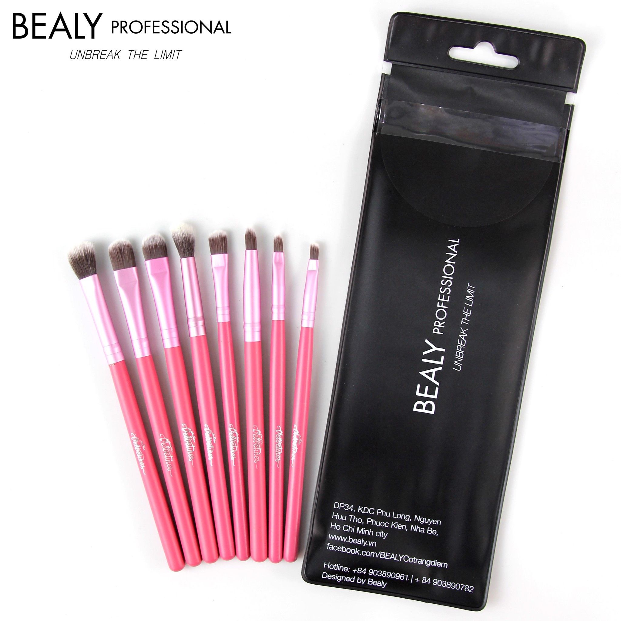 SET CỌ TRANG ĐIỂM MẮT CÁN HỒNG 8C