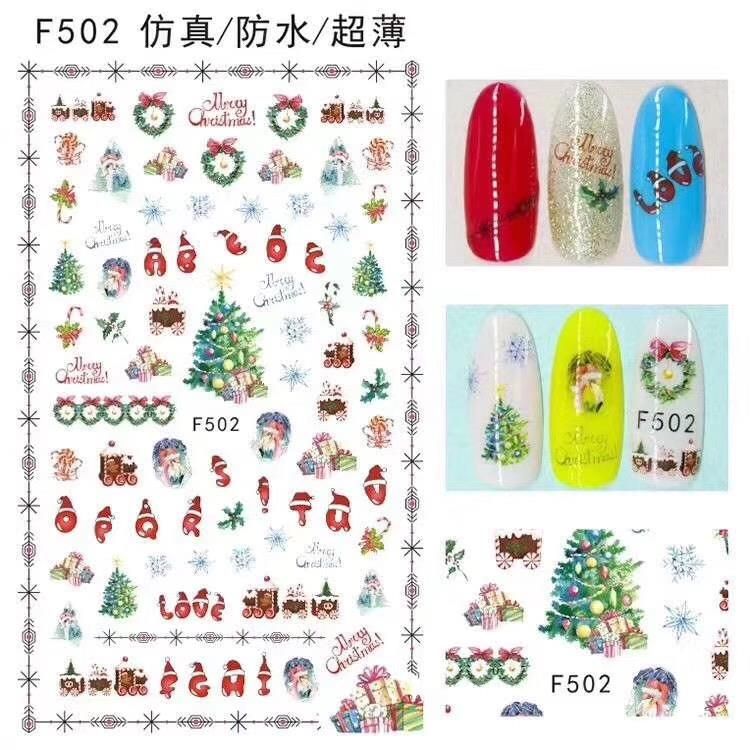 STICKER DÁN MÓNG BABY GIRL TÚI HỒNG CARO VUÔNG F502