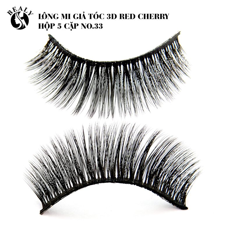 LÔNG MI GIẢ TÓC 3D RED CHERRY HỘP 5 CẶP NO.33
