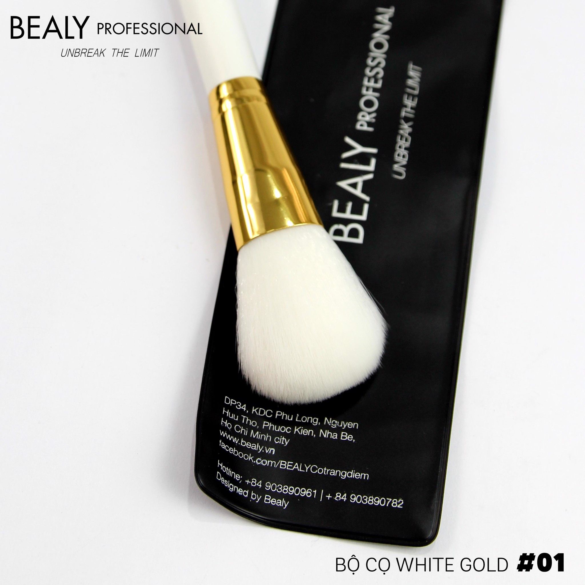 CỌ PHỦ PHẤN WHITE GOLD N0.01