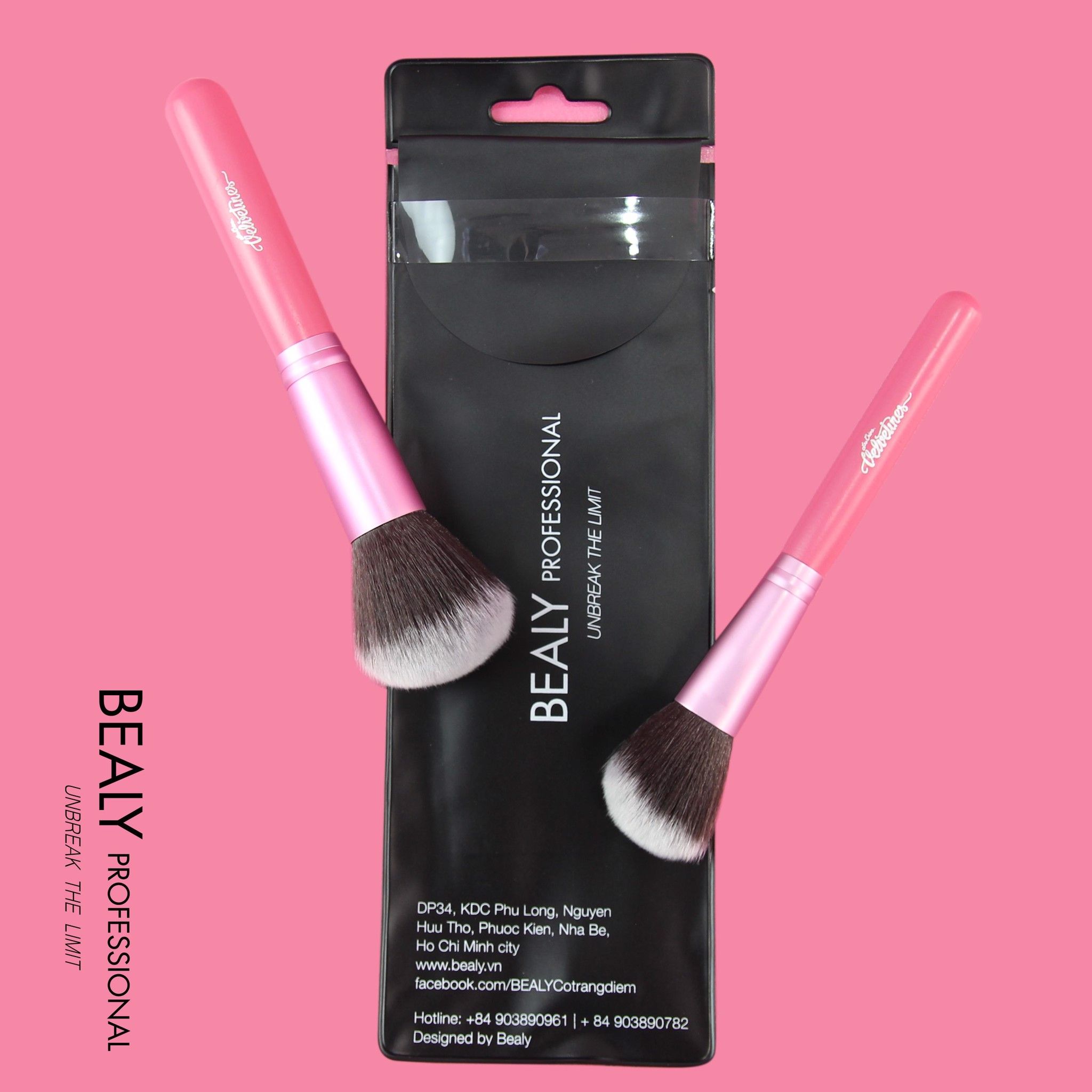 SET CỌ PHỦ PHẤN VÀ TẠO KHỐI CÁN HỒNG 2C
