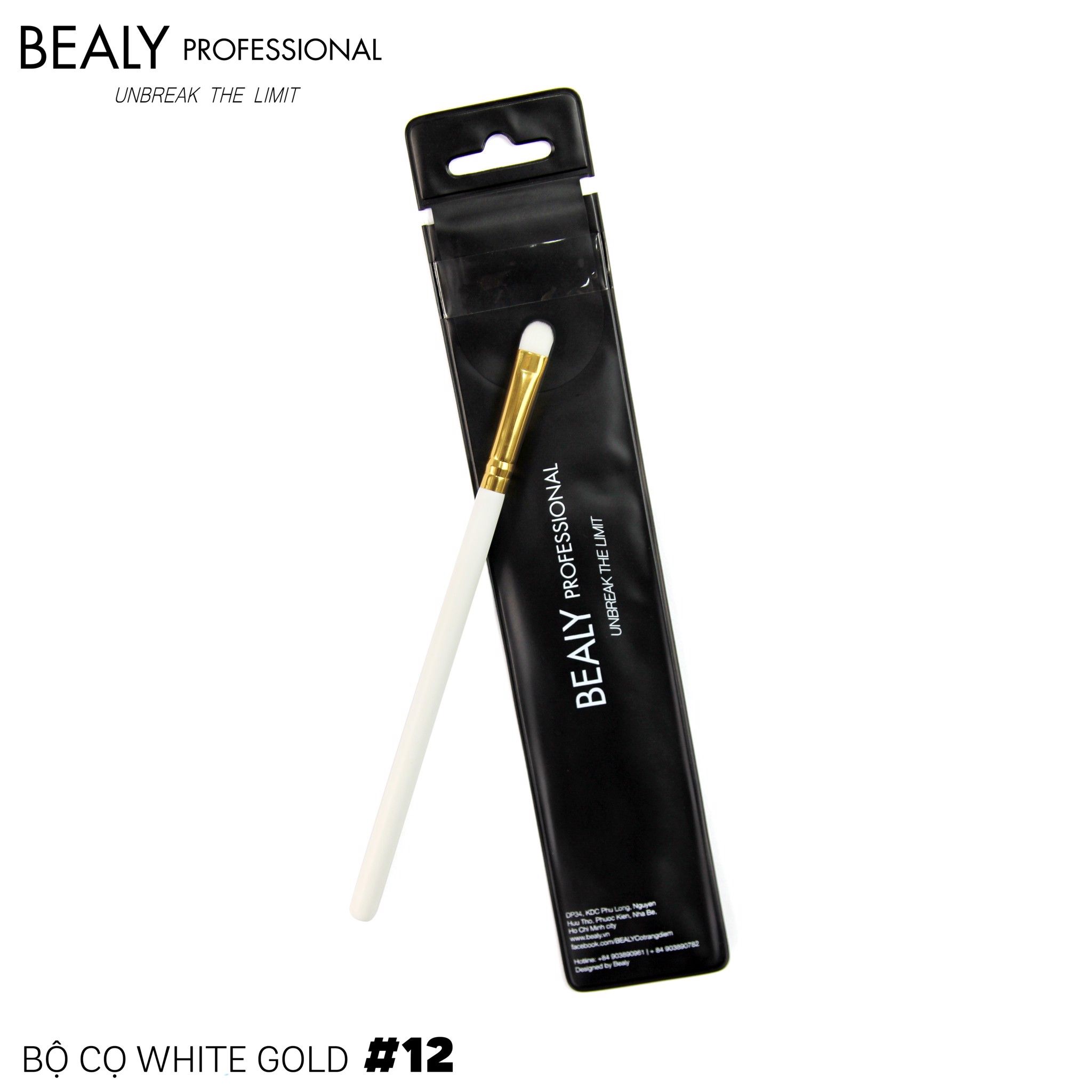 CỌ MẮT BẢN DẸT WHITE GOLD N0.12