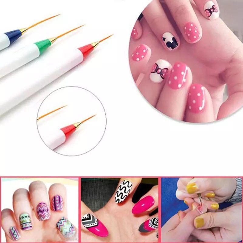BỘ CỌ RÂU CỌ TÓC VẼ MÓNG CÁN TRẮNG 3 MÓN BEALY