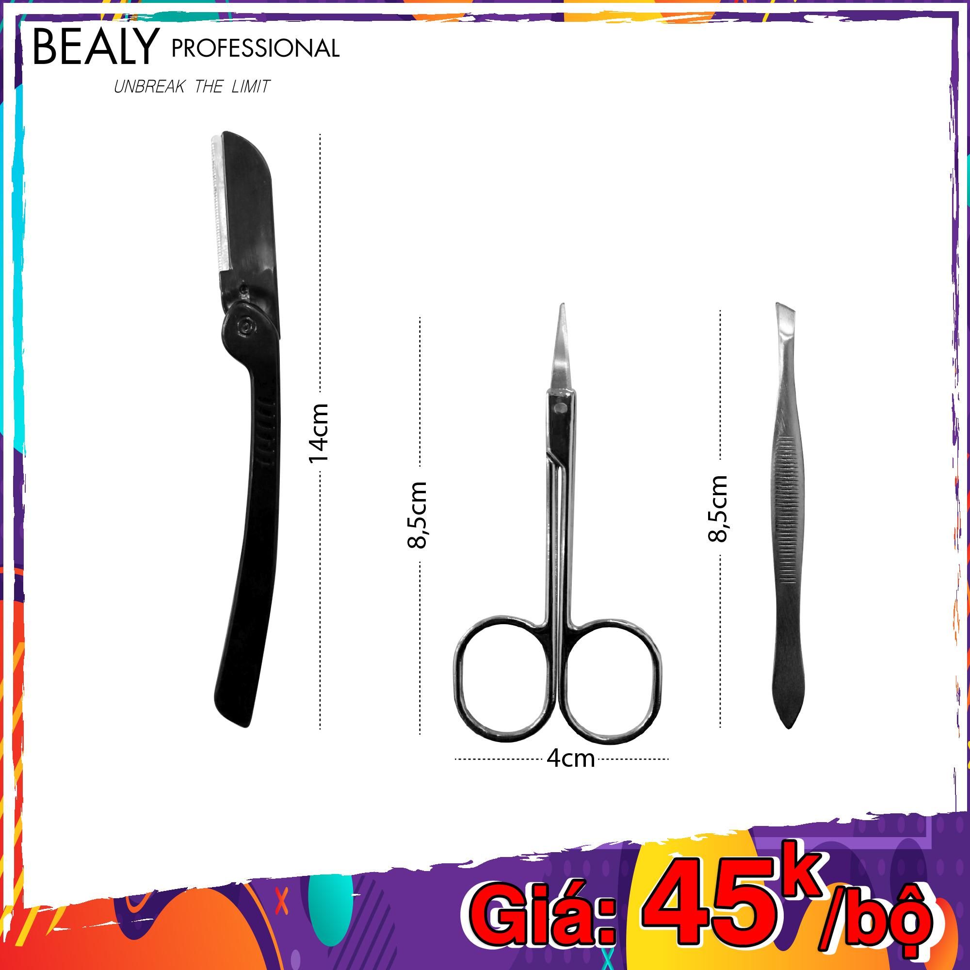 BỘ TỈA LÔNG MÀY 3 MÓN