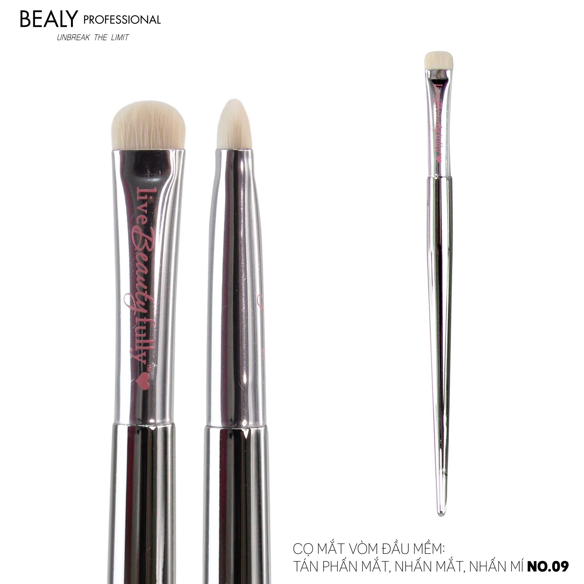CỌ MẮT VÒM ĐẦU MỀM LIVE BEAUTIFULLY NO.09