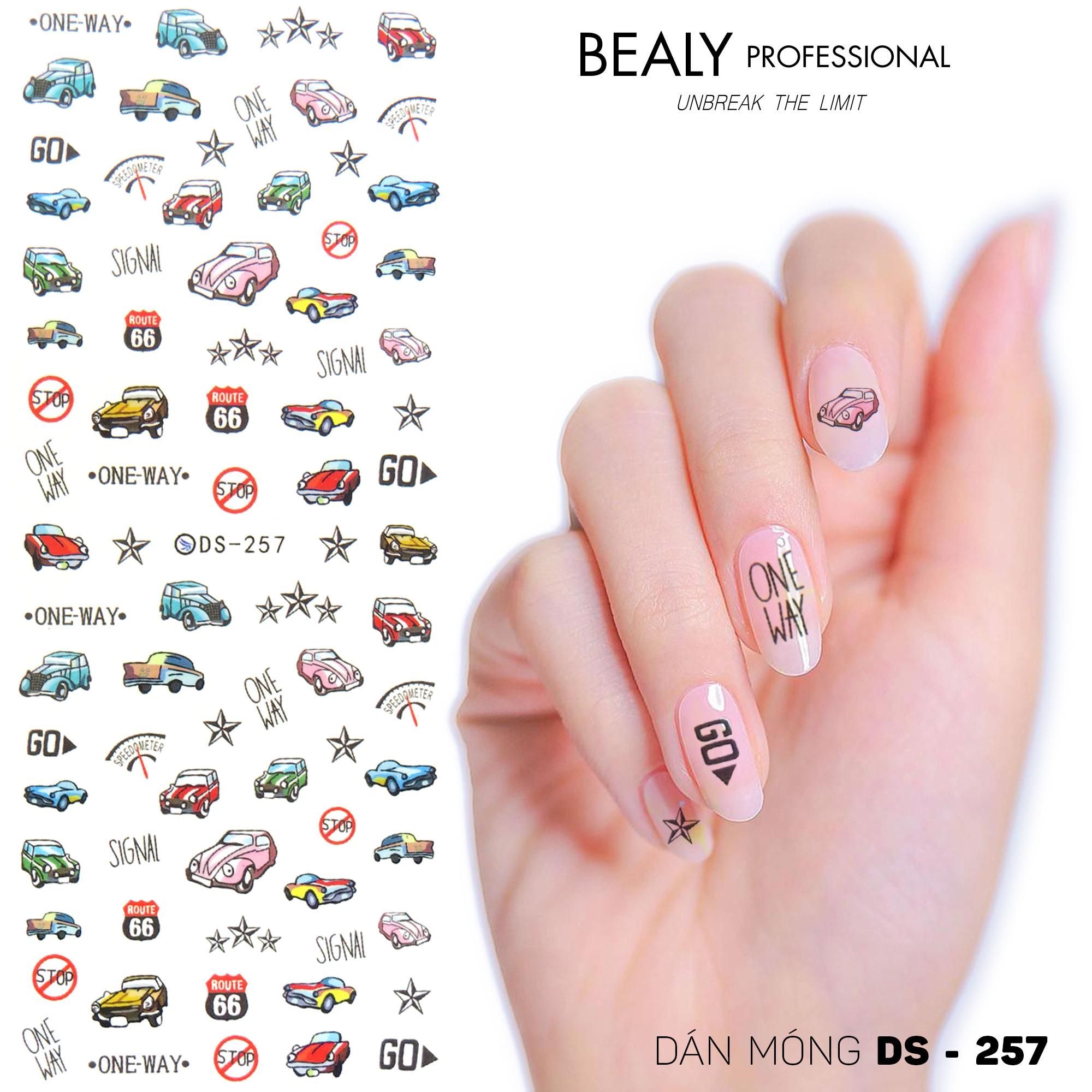 STICKER DÁN MÓNG HÌNH XE HƠI