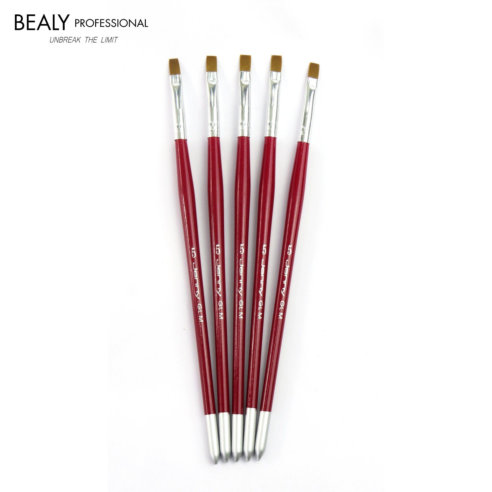 CỌ BẢN ĐẦU BẰNG CÁN GỖ ĐỎ ĐUÔI BẠC JENNY GLM #5
