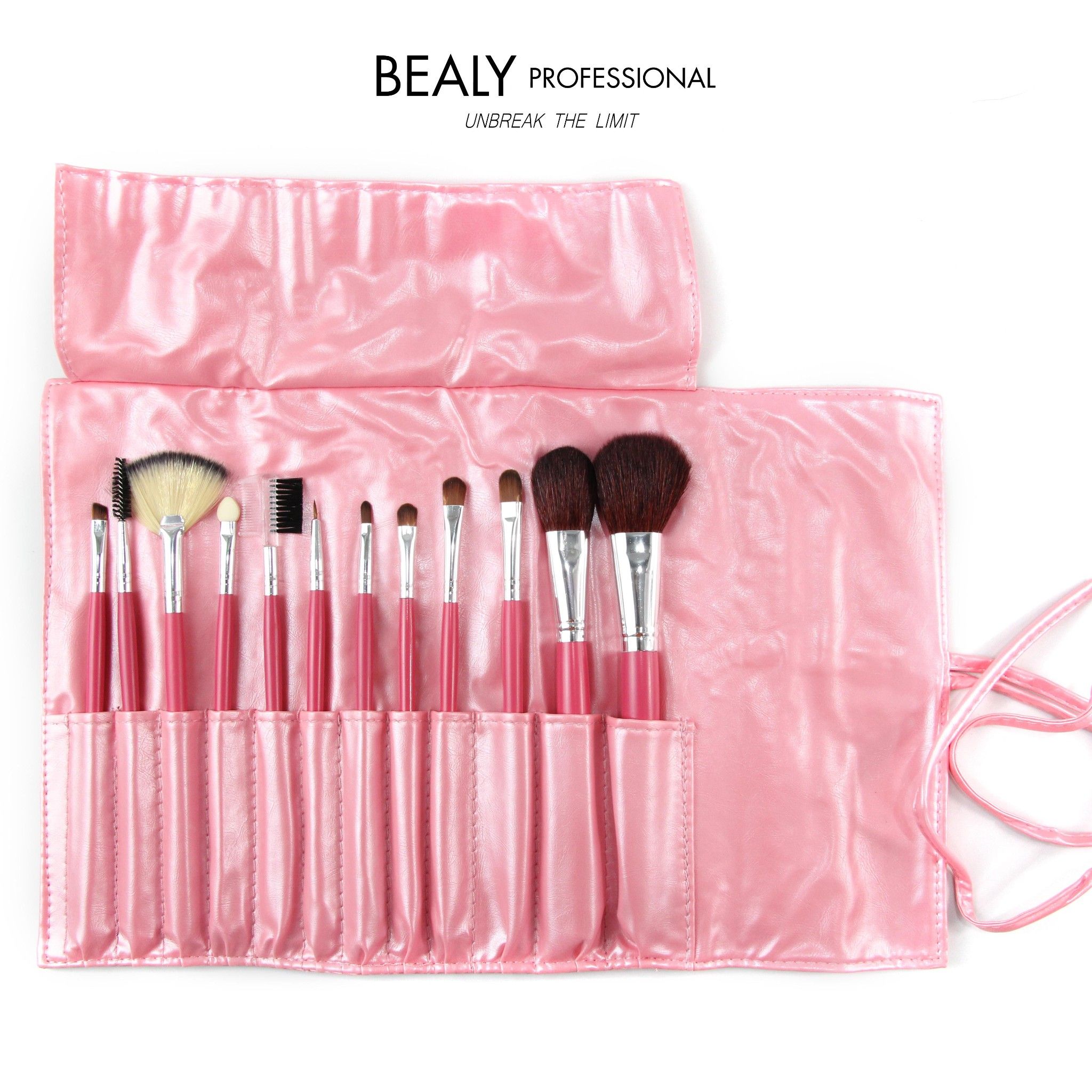 BỘ CỌ TRANG ĐIỂM BEALY 12 MÓN HỒNG PHẤN