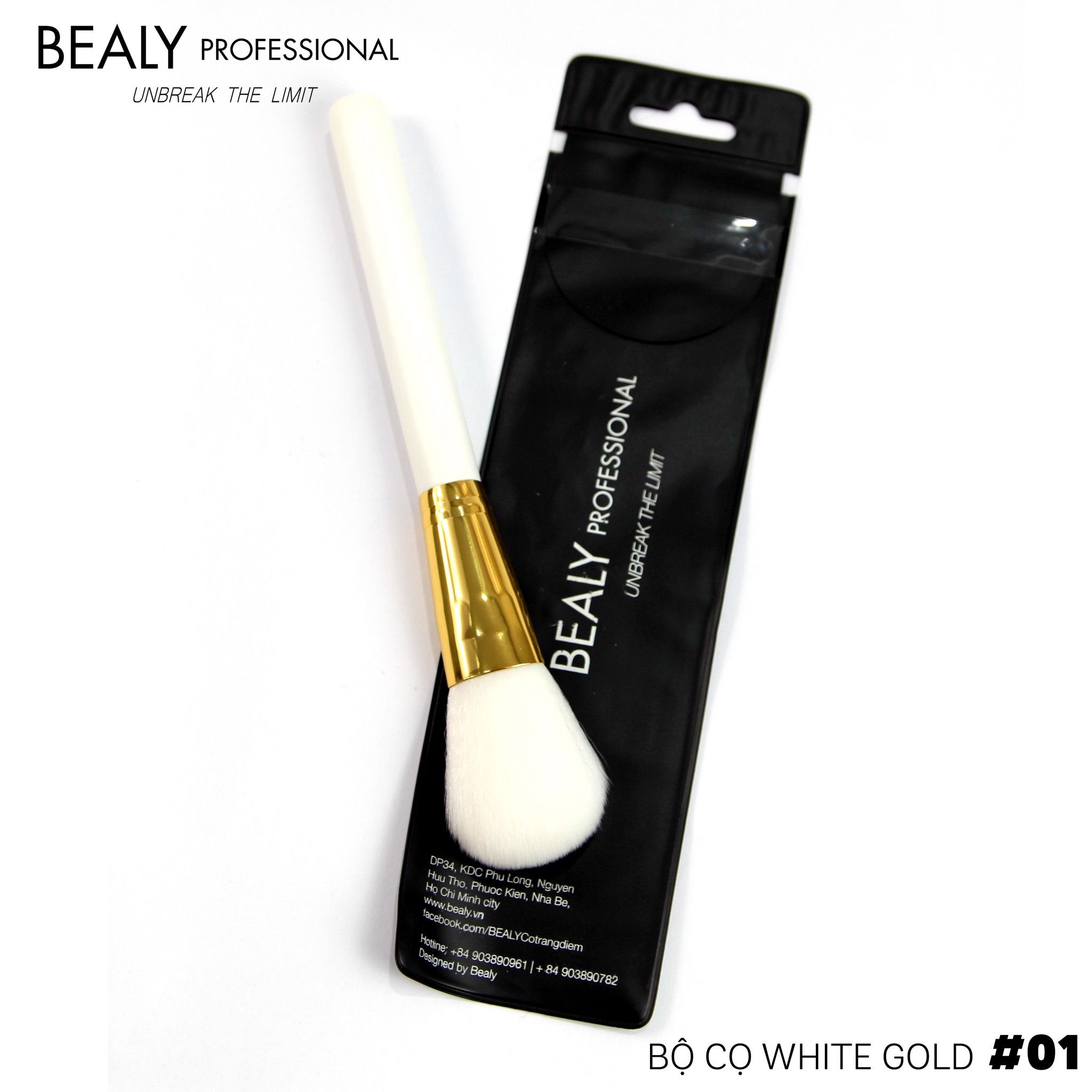 CỌ PHỦ PHẤN WHITE GOLD N0.01