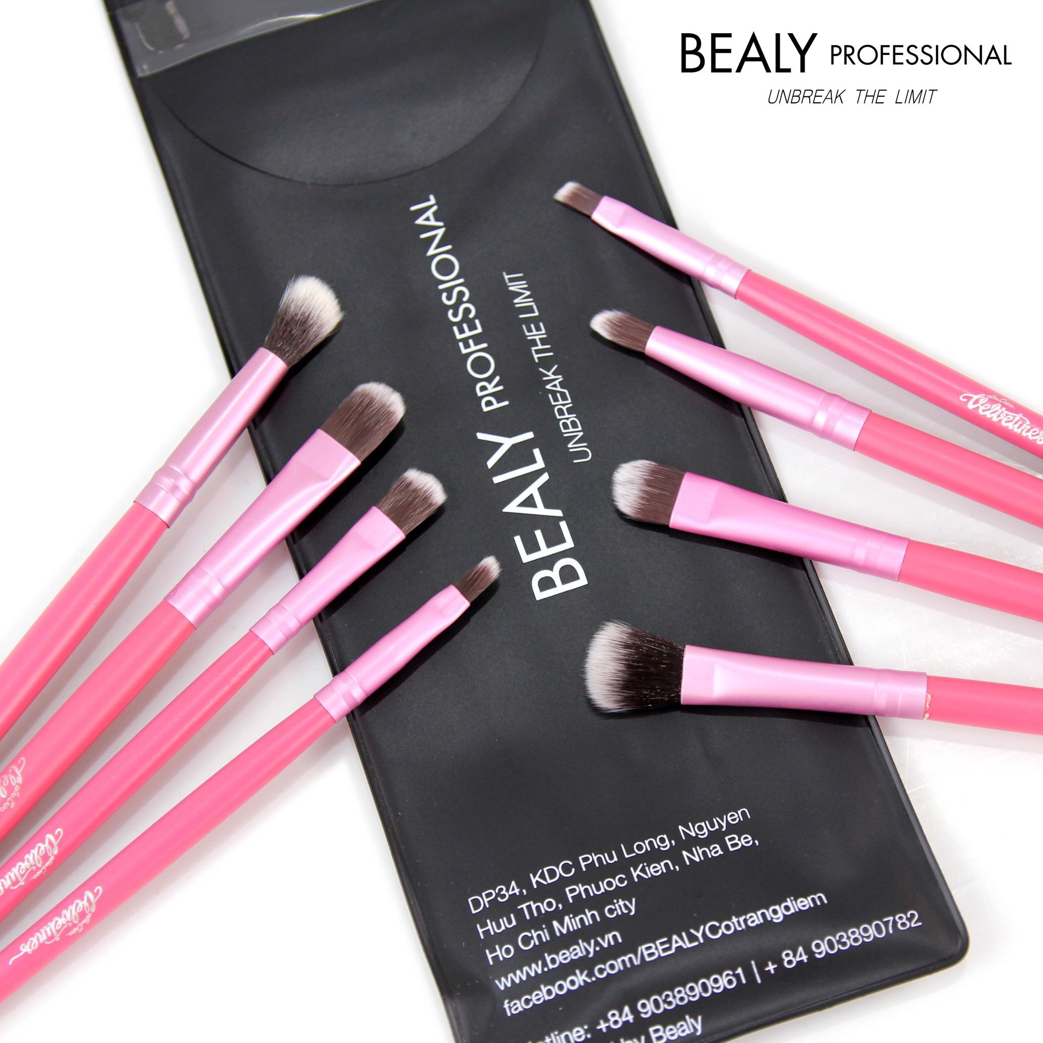 SET CỌ TRANG ĐIỂM MẮT CÁN HỒNG 8C