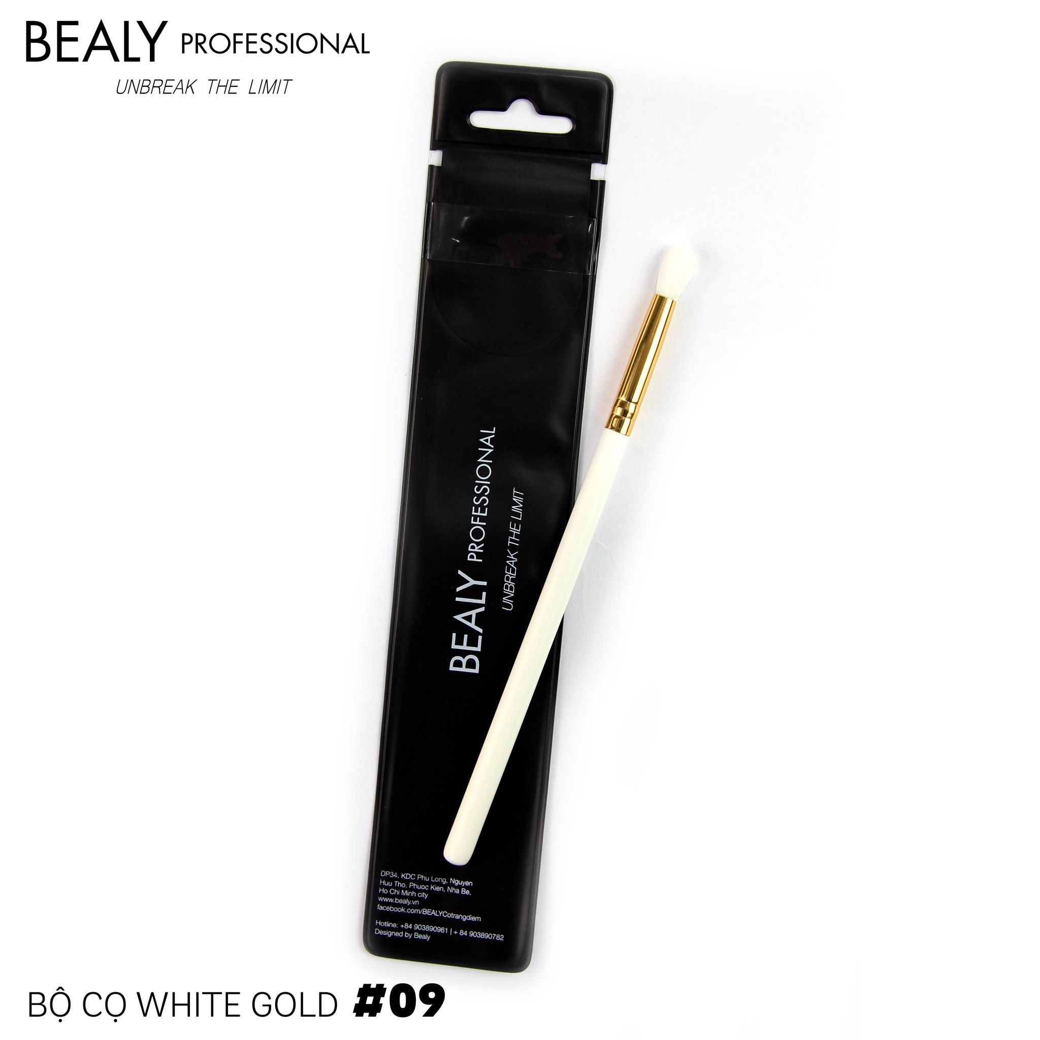 CỌ TÁN PHẤN MẮT WHITE GOLD N0.09
