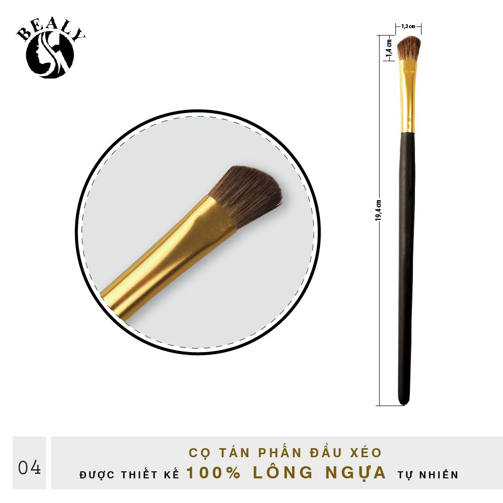 CỌ MẮT ĐẦU XÉO LÔNG NGỰA BEALY CÁN ĐEN #4