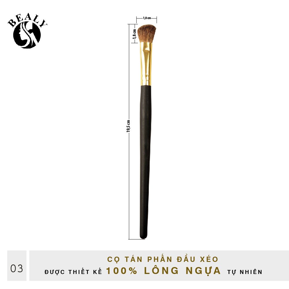 CỌ MẮT ĐẦU XÉO LÔNG NGỰA BEALY CÁN ĐEN #3