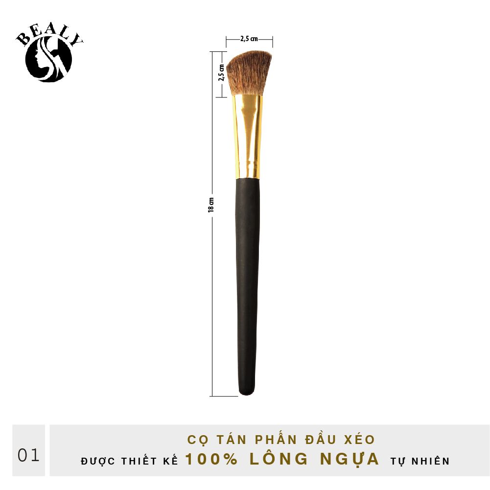 CỌ MẮT ĐẦU XÉO LÔNG NGỰA BEALY CÁN ĐEN #1