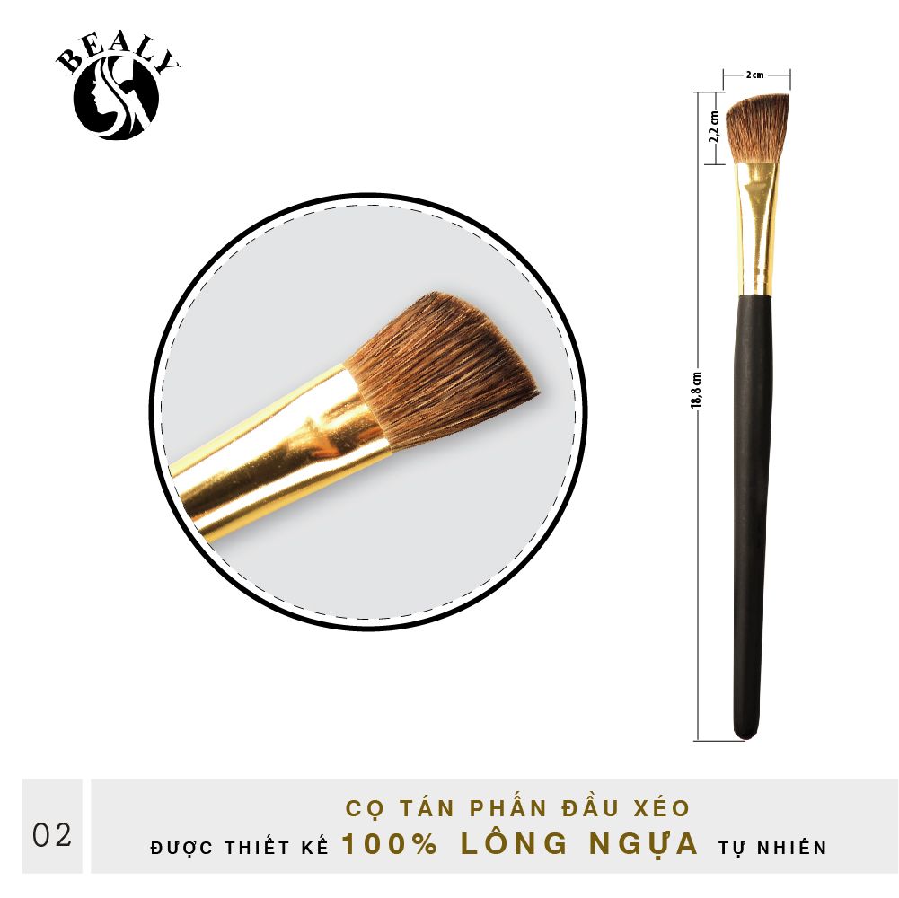 CỌ MẮT ĐẦU XÉO LÔNG NGỰA BEALY CÁN ĐEN #2