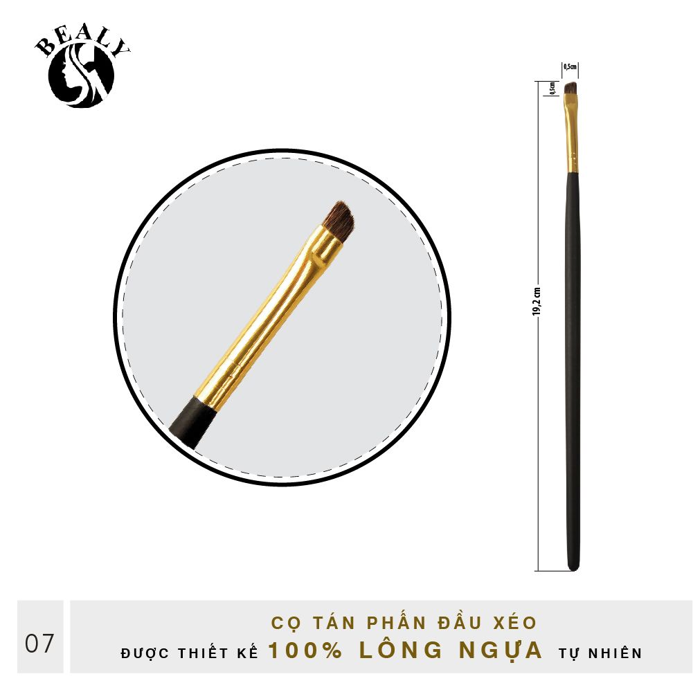 CỌ MẮT ĐẦU XÉO LÔNG NGỰA BEALY CÁN ĐEN #7
