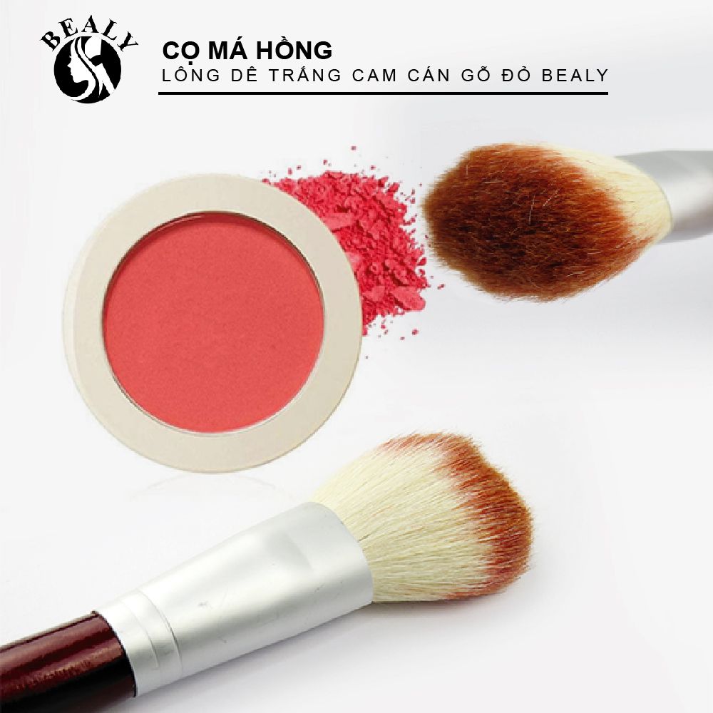 CỌ MÁ HỒNG LÔNG DÊ TRẮNG CAM CÁN GỖ ĐỎ