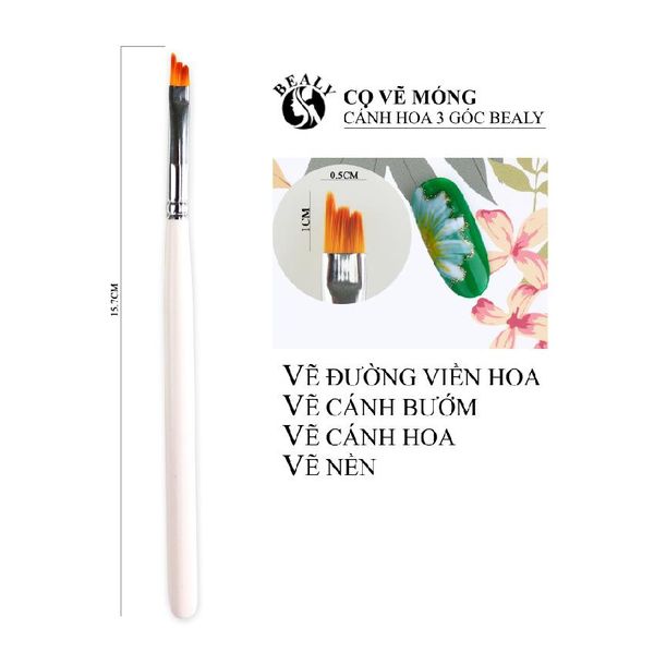 CỌ MÓNG VẼ CÁNH HOA 3 GÓC BEALY
