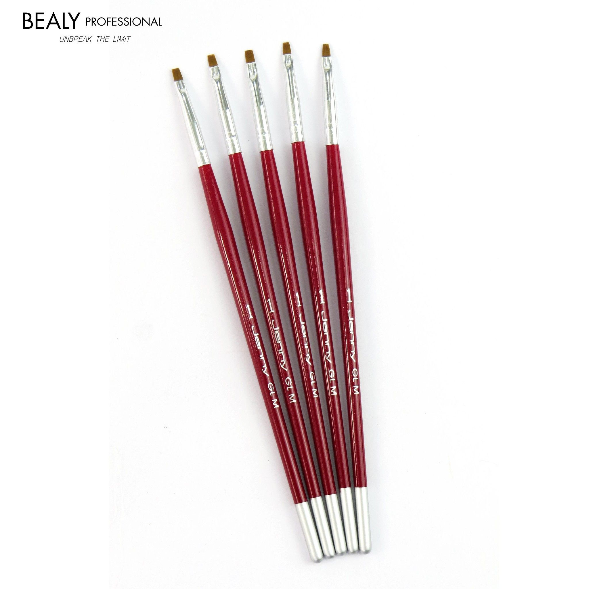 CỌ BẢN ĐẦU BẰNG CÁN GỖ ĐỎ ĐUÔI BẠC JENNY GLM #1