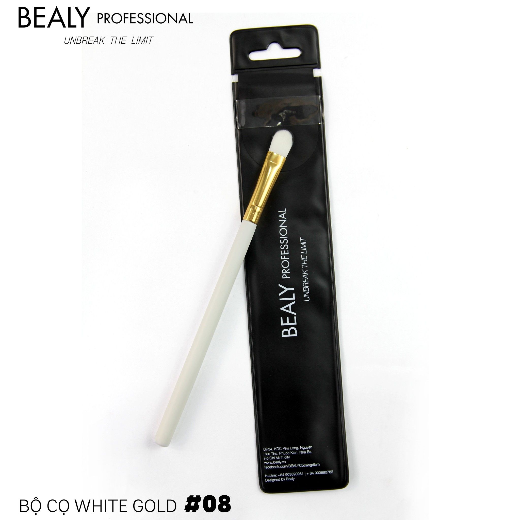 CỌ MẮT BẢN DẸT WHITE GOLD N0.08