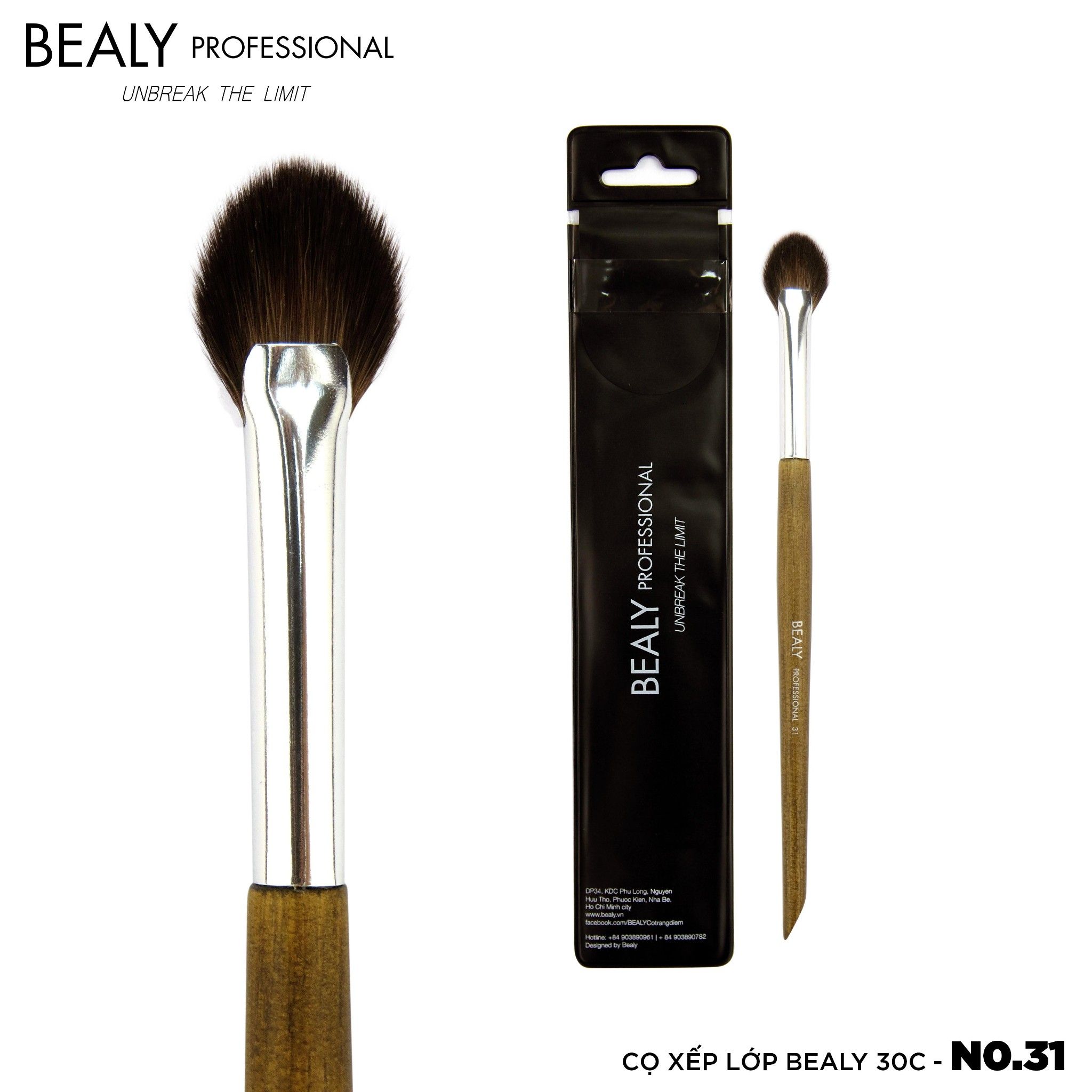 CỌ XẾP LỚP TÁN PHẤN MẮT BEALY - CXL30C - N0.31