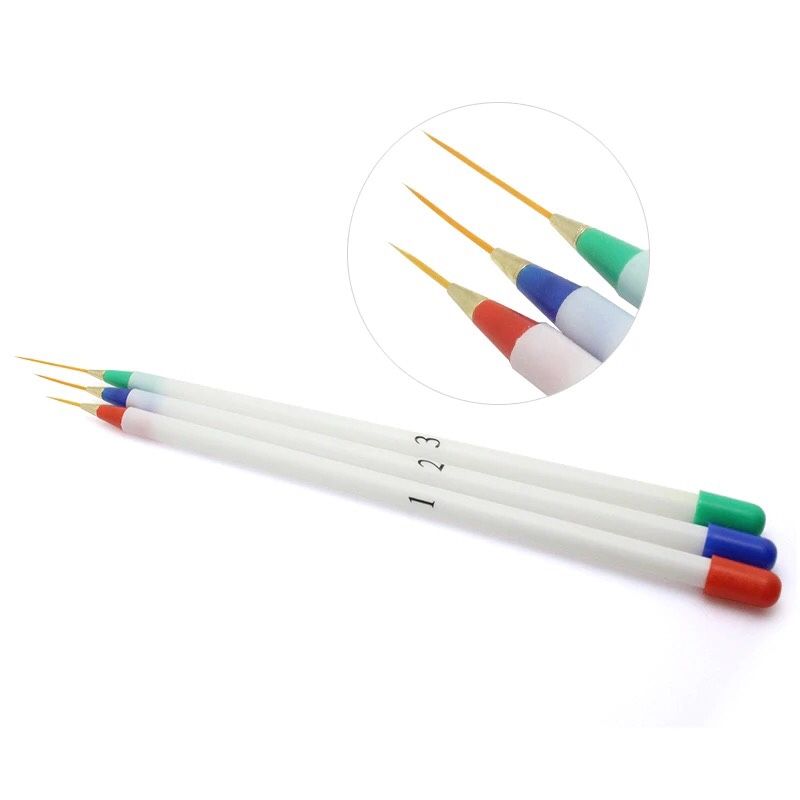BỘ CỌ RÂU CỌ TÓC VẼ MÓNG CÁN TRẮNG 3 MÓN BEALY