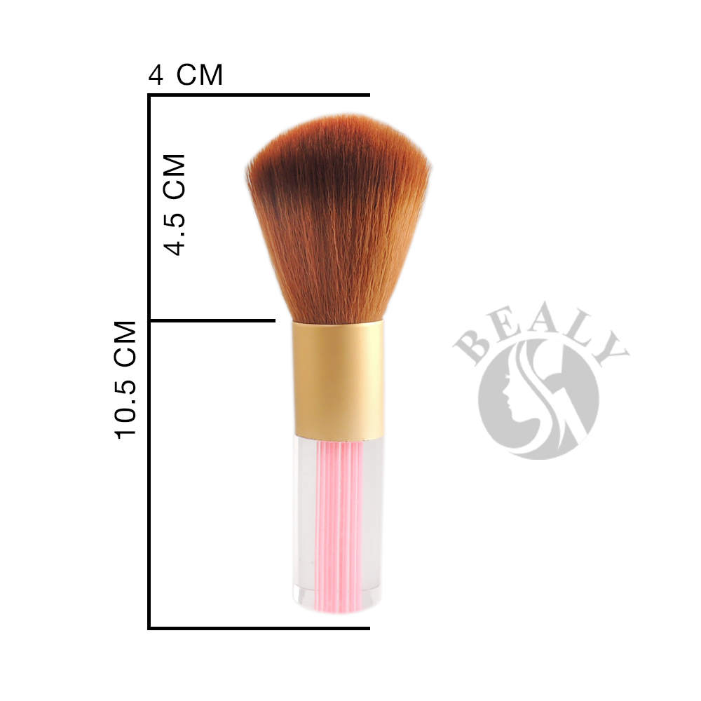 CỌ PHỦ MINI BEALY CÁN NHỰA TRONG HỒNG NHẠT