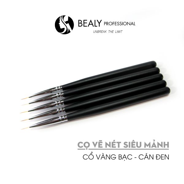 CỌ VẼ NÉT SIÊU MẢNH CỔ BẠC CÁN ĐEN