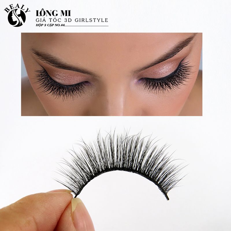 LÔNG MI GIẢ TÓC 3D GIRLS STYLE HỘP 3 CẶP NO.44