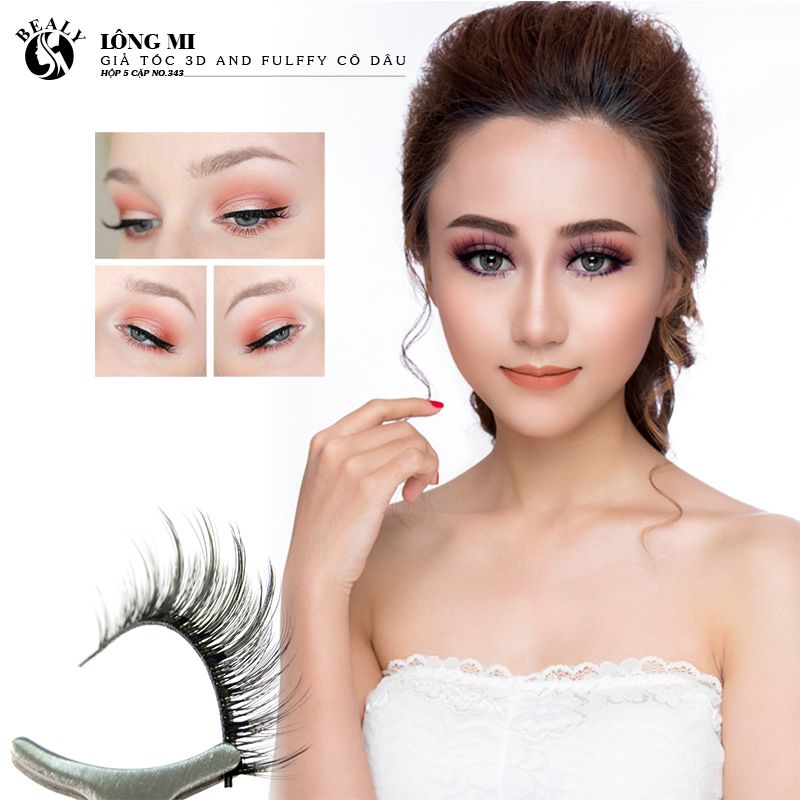 LÔNG MI GIẢ 3D AND FULFFY CÔ DÂU NO.343 BEALY
