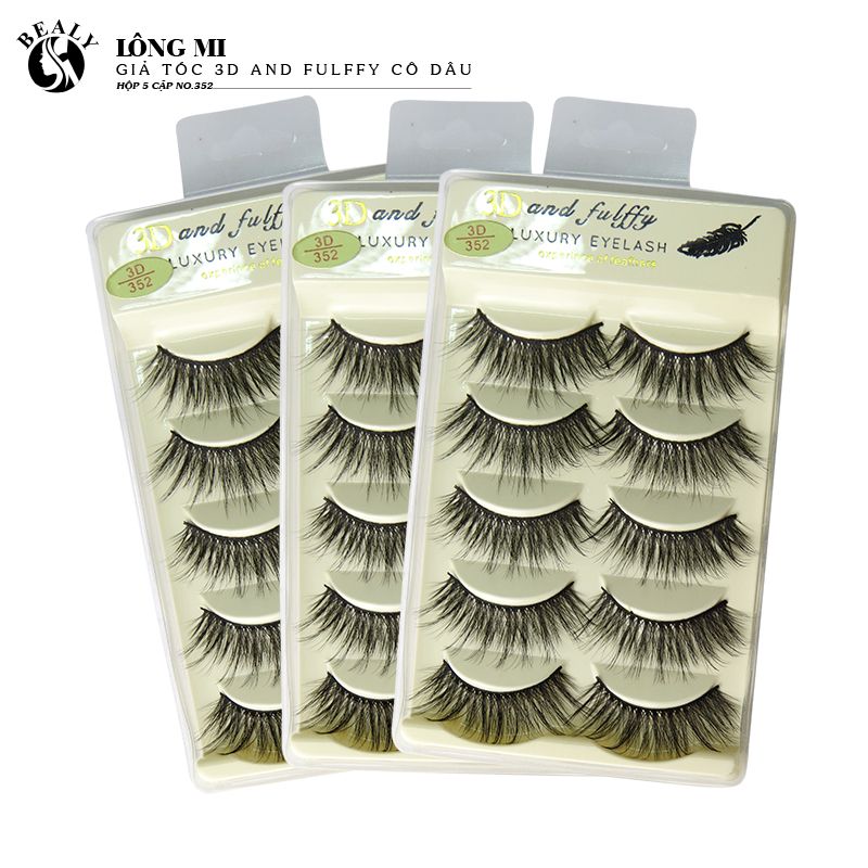 LÔNG MI GIẢ 3D AND FULFFY CÔ DÂU NO.352 BEALY