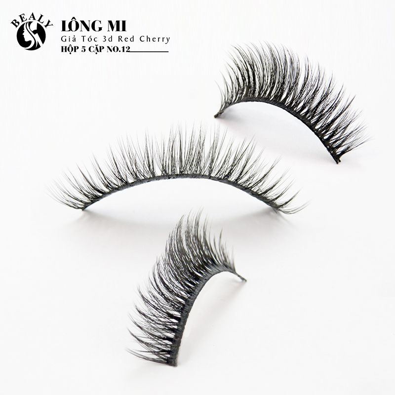 LÔNG MI GIẢ TÓC 3D RED CHERRY HỘP 5 CẶP NO.12