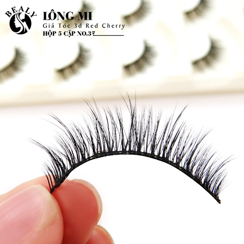 LÔNG MI GIẢ TÓC 3D RED CHERRY HỘP 5 CẶP NO.37