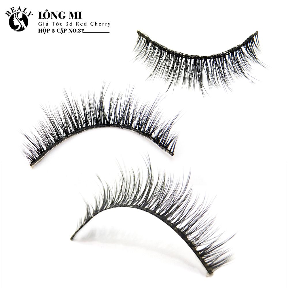 LÔNG MI GIẢ TÓC 3D RED CHERRY HỘP 5 CẶP NO.37