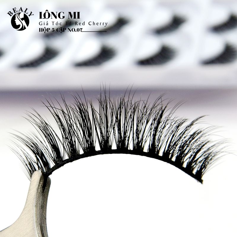 LÔNG MI GIẢ TÓC 3D RED CHERRY HỘP 5 CẶP NO.07