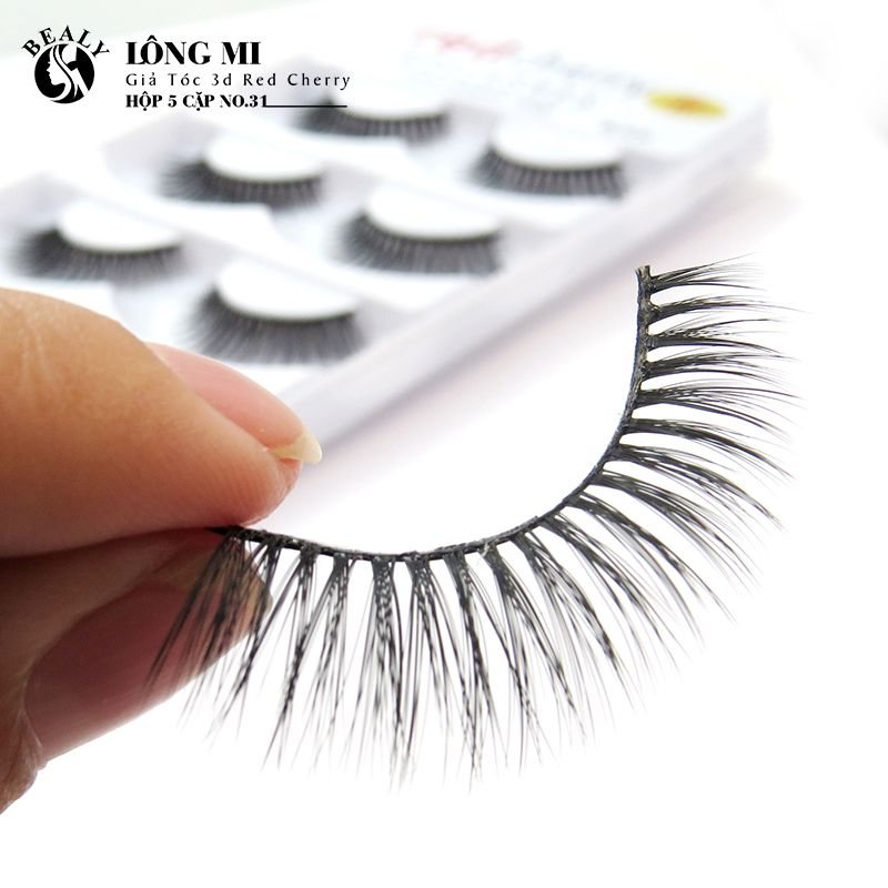 LÔNG MI GIẢ TÓC 3D RED CHERRY HỘP 5 CẶP NO.31