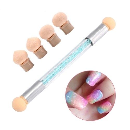 CỌ OMBRE 2 ĐẦU BÔNG MÚT CÁN ĐÁ