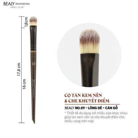  CỌ TÁN KEM NỀN CHE KHUYẾT ĐIỂM BEALY - LÔNG THÚ 26C - NO.09 