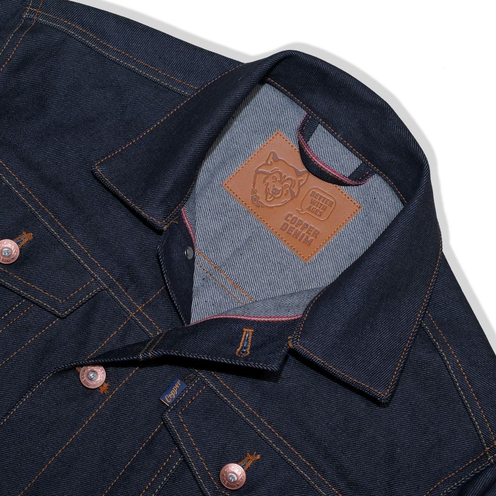 13.5oz Indigo Blue Type 3 Raw Selvedge Denim / Regular Jacket