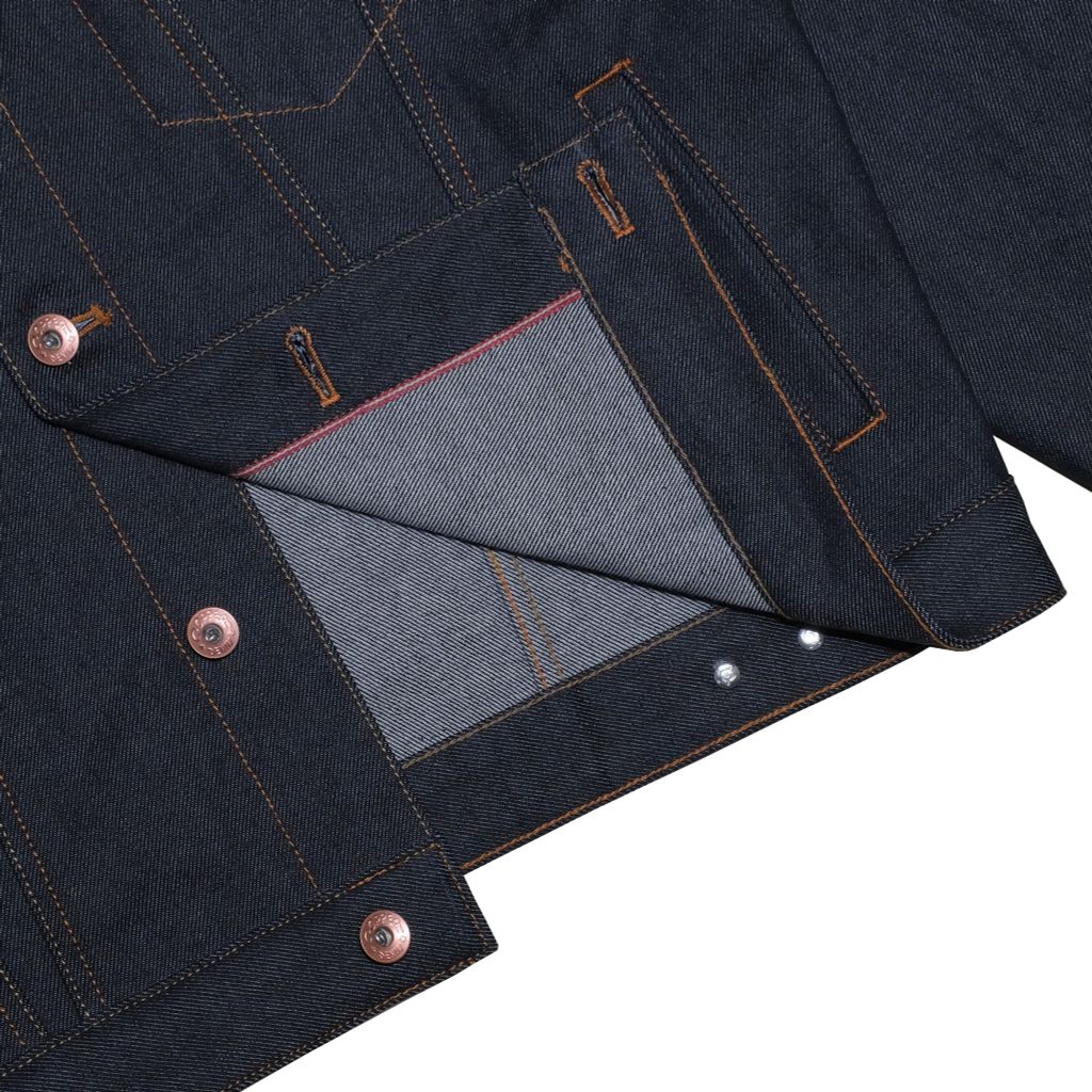 13.5oz Indigo Blue Type 3 Raw Selvedge Denim / Regular Jacket