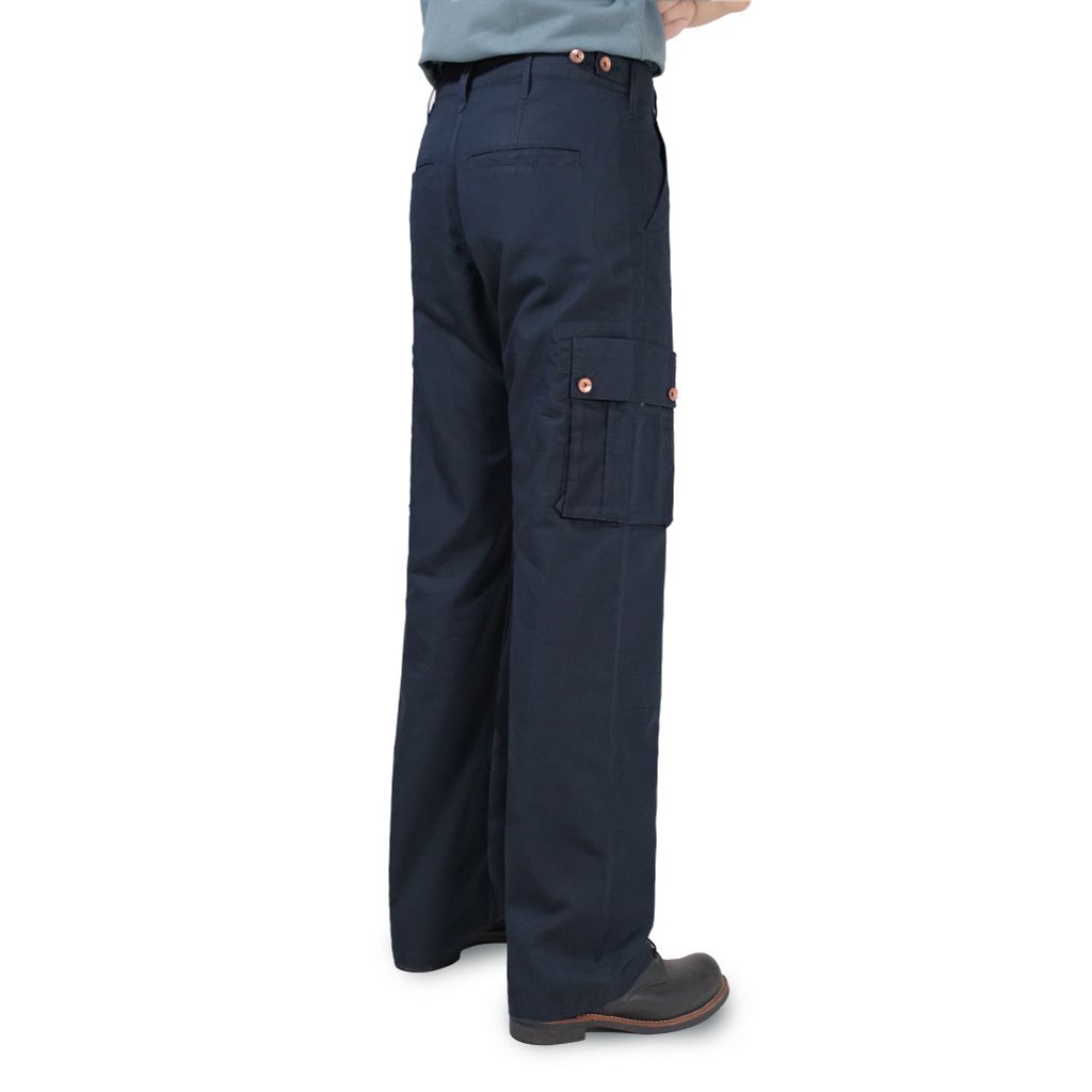 Navy Cargo Ripstop / Relax Pants